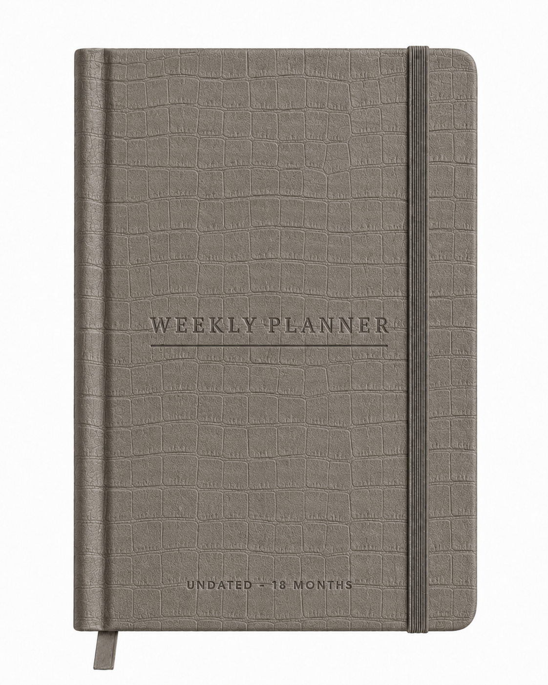 Weekly Planner Undated (18 Months) Book Template