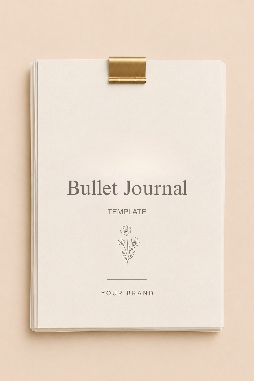 Bullet Journal Template