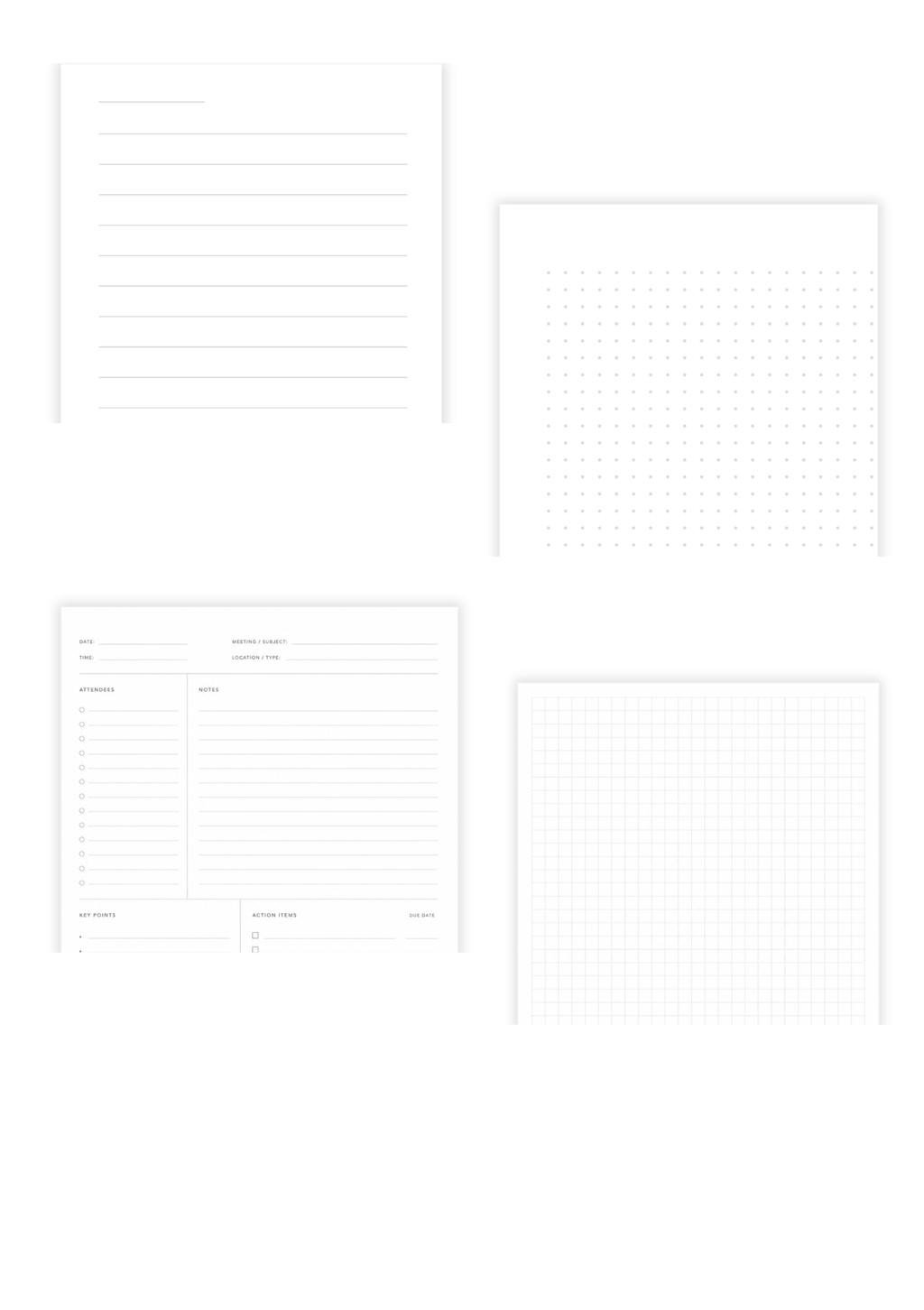 Custom Notebook Template