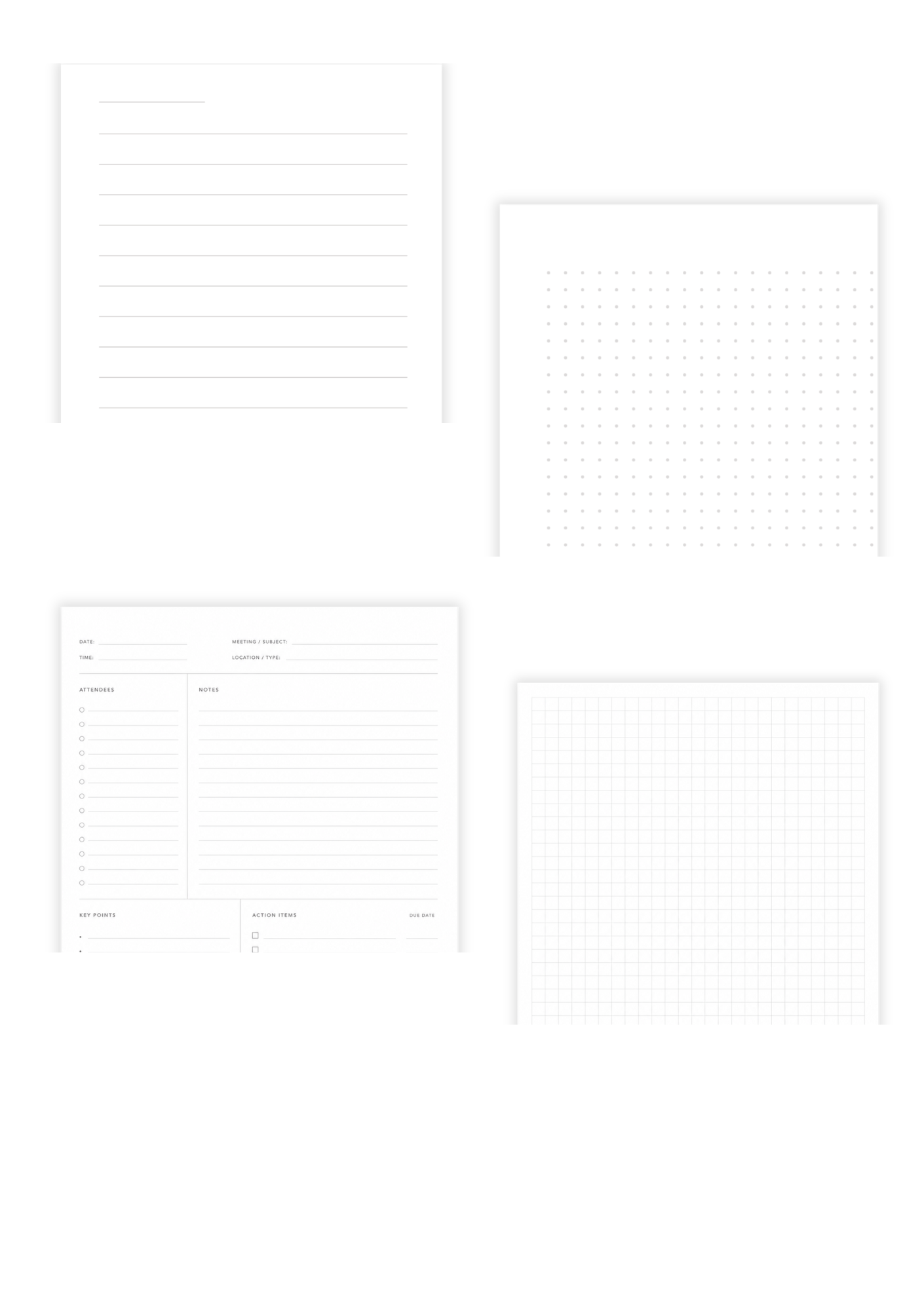 Custom Notebook Template