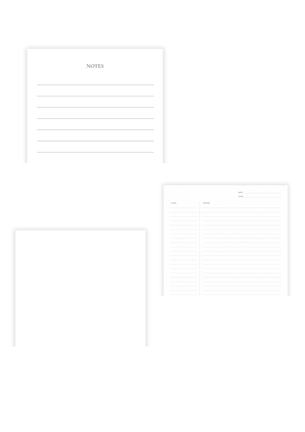 Custom Notebook Template