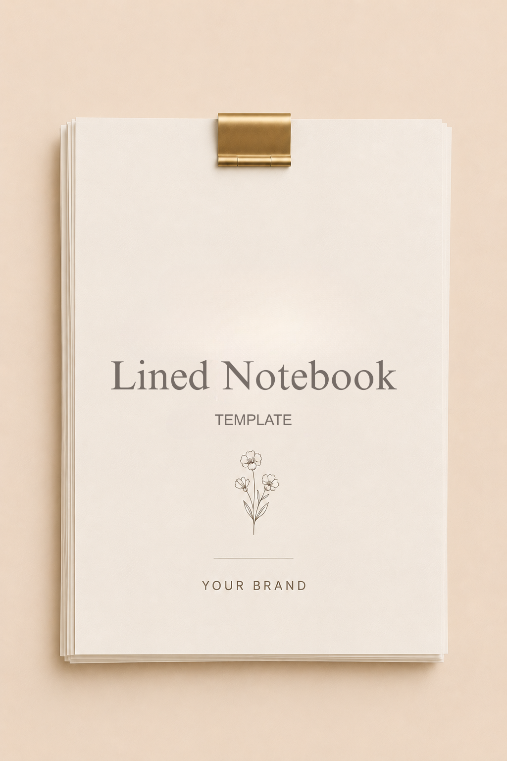 Lined Notebook