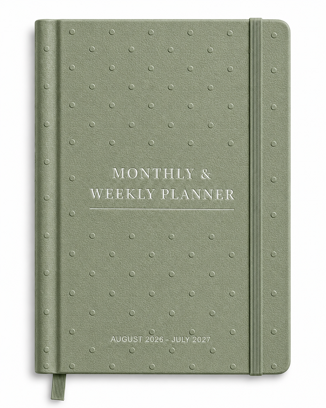 Monthly & Weekly Planner (Aug 2026-Jul 2027) Template