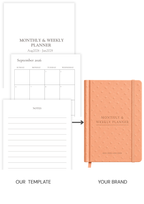 Monthly & Weekly Planner (Aug 2026-Jan 2028) Template