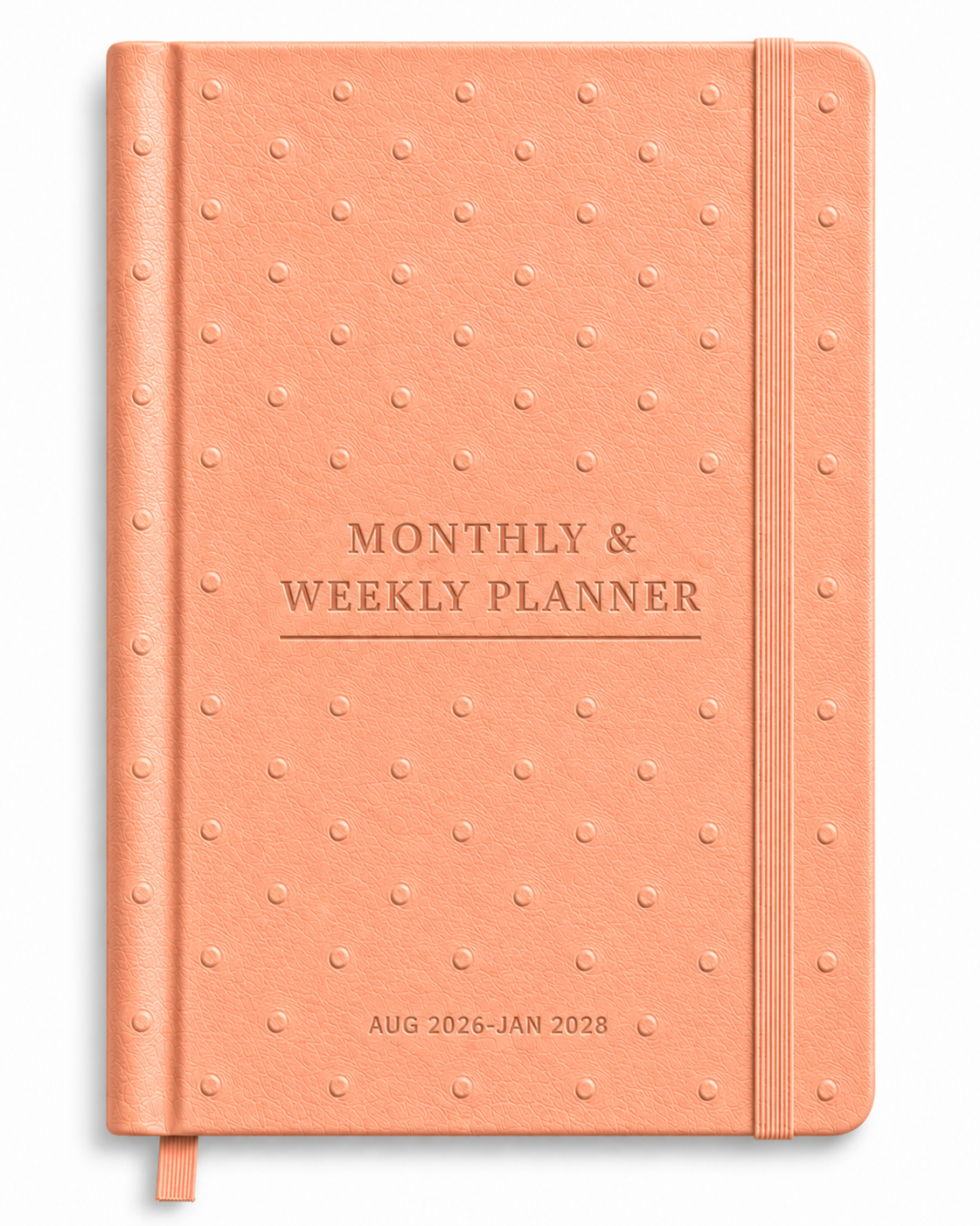 Monthly & Weekly Planner (Aug 2026-Jan 2028) Template