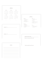 Weekly Planner (Aug 2026-Jan 2028) Book Template