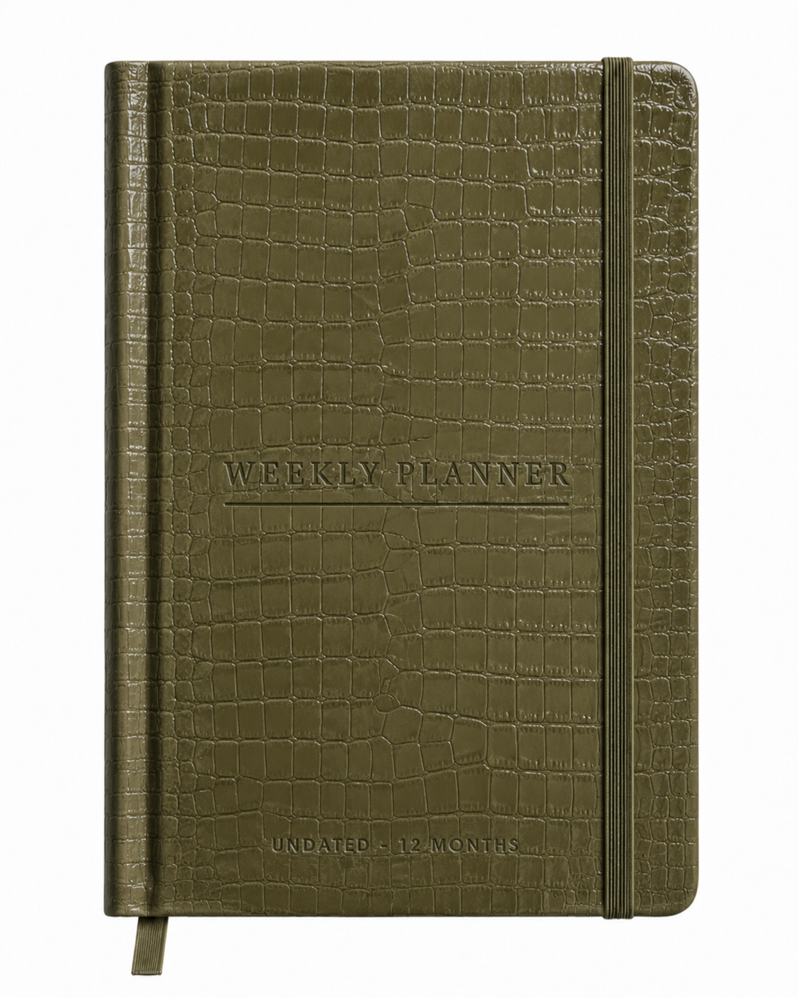 Weekly Planner Undated (12 Months) Book Template