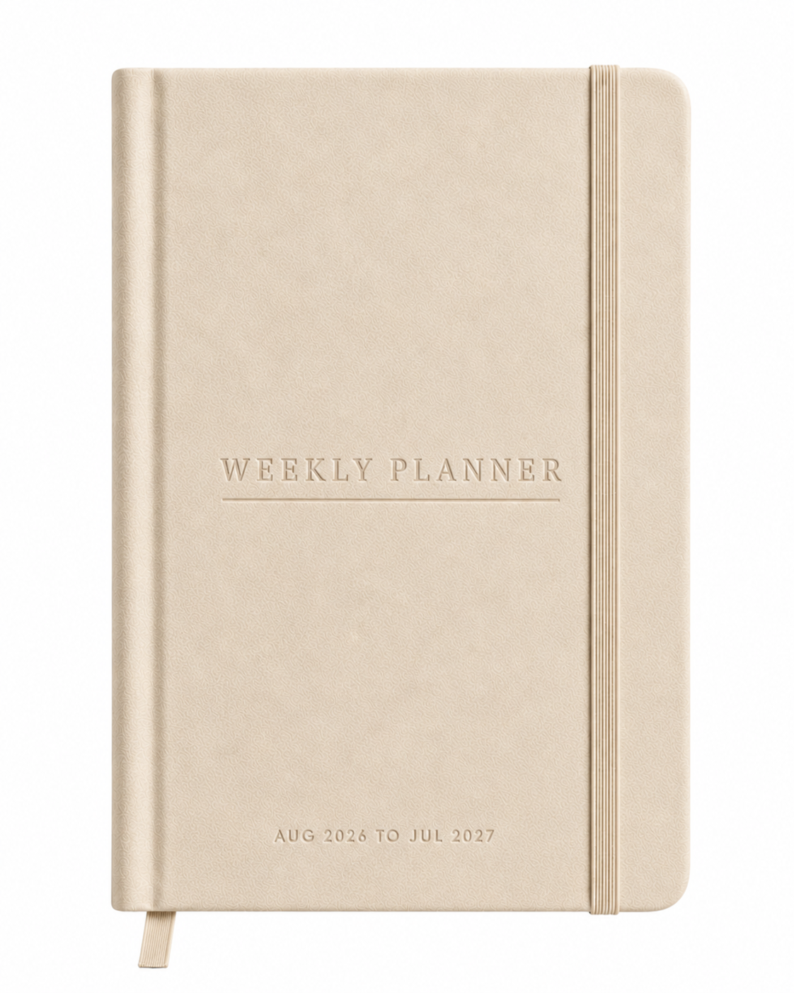 Weekly Planner (August 2026-July 2027) Book Template